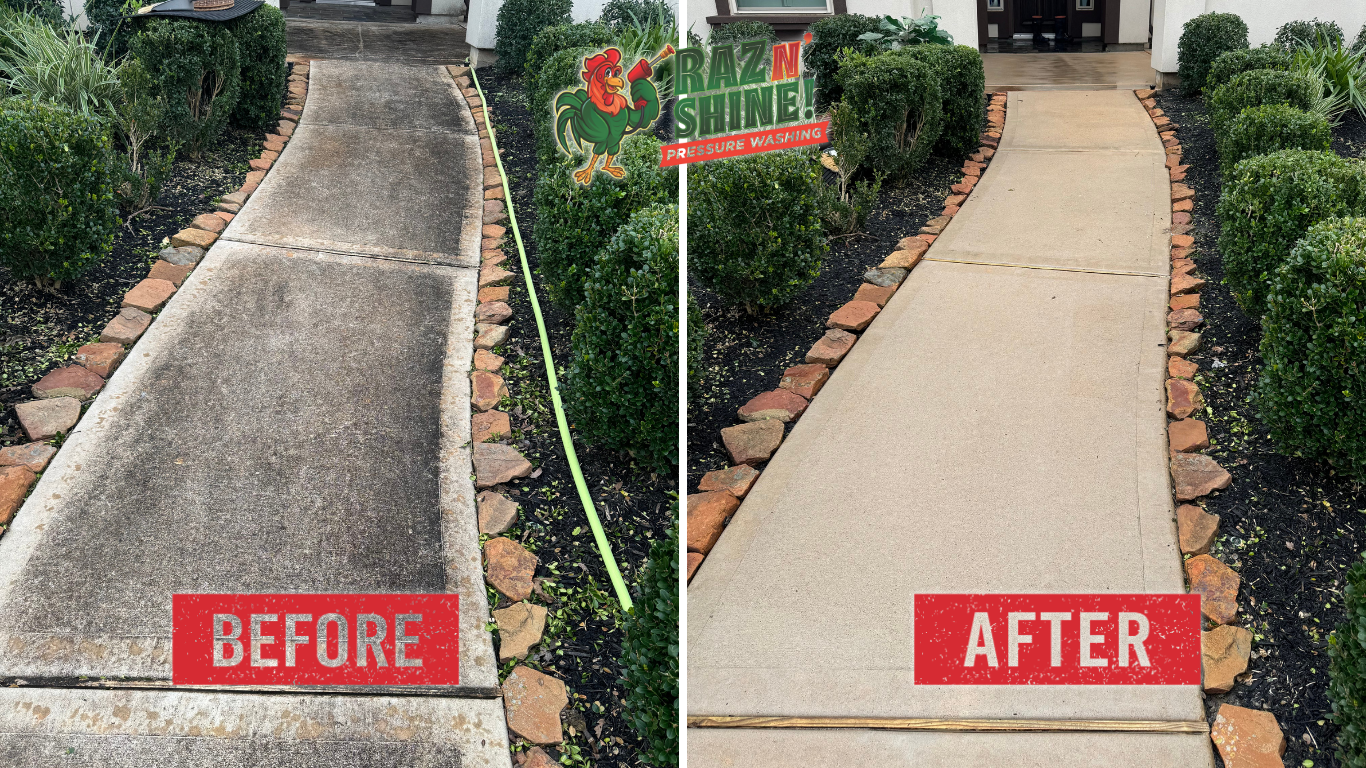 Sidewalk Pressure Washing: Keep Your Walkways Safe, Spotless, and Welcoming